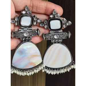 Pendientes de Perlas de Mármol - Product Image 3