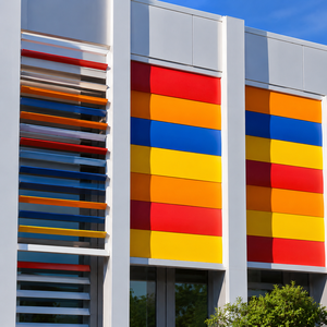 Vente en gros de lames d'aération en <span class=keywords><strong>aluminium</strong></span> pour les distributeurs de matériaux de construction et les entrepreneurs de projets - Product Image 1
