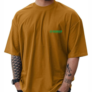 T-shirt pour homme de bonne qualité, 100% coton, coupe ample, entièrement personnalisable, manches courtes, col rond, blanc, écologique, séchage rapide - Product Image 2