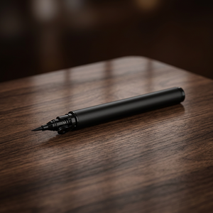 Delineador Líquido CLICKA de Larga Duración, Resistente al Agua, de Secado Rápido y Económico, Color Negro, Recarga Incluida, Tapa Automática, Certificado HALAL - Product Image 1