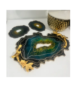 ถาดใส่อาหารเรซิ่นอีพ็อกซี่สำหรับใช้ในบ้านถาดใส่อาหารเรซิ่นสำหรับงานในบ้าน - Product Image 4