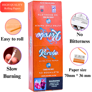 Papiers à rouler Kingsize Marron Bio Premium Style Simple pour Cigarettes et Tabac - Product Image 2