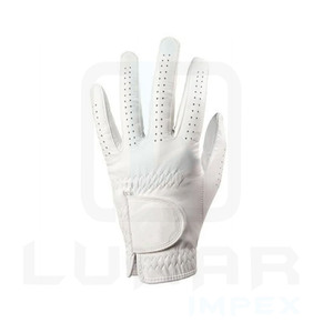 Stable Grip <b>Moisture</b> Wicking Performance Durable Grip Cabretta Leather Material Sports Golf <b>Gloves</b> Strong Wrist & Labeling - Product Image 1