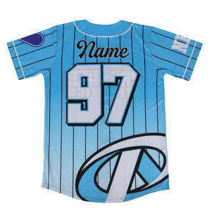 Uniforme de béisbol para hombre, ropa deportiva de alta calidad, hecho a medida, nuevo diseño, conjunto Unisex, transpirable, 100% poliéster, impresión Digital rápida - Product Image 3