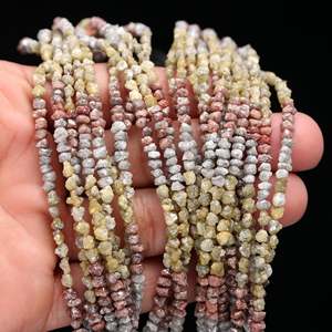 Perle de diamant brut naturel multicolore - Product Image 2
