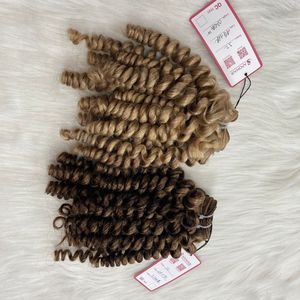 Extensiones de cabello humano Remy marrón oscuro, máquina de trama, cuerpo ondulado profundo, estilo ondulado, envío directo disponible - Product Image 5