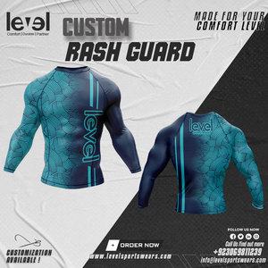 Rashguard MMA léger en nylon pour hommes, manches longues, extensible, écologique, respirant, vêtements de sport performants, logo personnalisé - Product Image 4