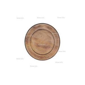 Forme ronde de conception classique sous la plaque de chargeur en bois de taille personnalisée de la plus haute qualité au prix le plus bas - Product Image 5