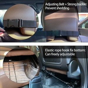 Qbellpet Barrière pour <span class=keywords><strong>chien</strong></span> de <span class=keywords><strong>voiture</strong></span> de haute qualité <span class=keywords><strong>Filet</strong></span> en maille robuste avec sangles élastiques pour un réglage facile du siège - Product Image 5