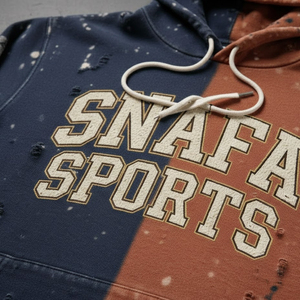 Sudaderas con Logotipo Personalizado, Bordado Urbano, Parche de Bordado Aplicado Personalizado, Sudadera Vintage con Lavado Ácido y Estilo Desgastado para Hombre - Product Image 4