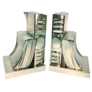 Top Standard produit Alphabet métal serre-livres à la mode argent avec forme de conception créative 2025 gros article Vintage de luxe - Product Image 5