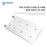 OCOCOO OC S19 95T Plaque de refroidissement en alliage d'aluminium avec raccords pneumatiques à connexion rapide usinés CNC pour le refroidissement des serveurs IA, des GPU et des HPC