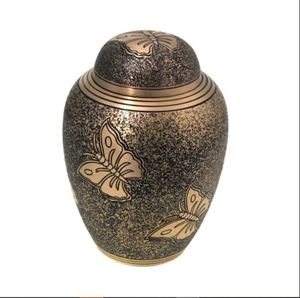 Urne de crémation en laiton humain adulte pour animaux de compagnie Boîte funéraire en forme de coeur Souvenir Ossuaire Cinéraire Fournitures funéraires de qualité supérieure - Product Image 6