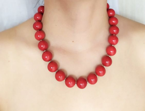 Alto diseño clásico lujoso collar de decoración para fiesta de boda cuentas de resina color completo - Product Image 2