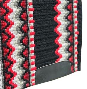 แผ่นรองอานม้าขนแกะหลากสีสไตล์ตะวันตกและอังกฤษใหม่ขายดี - Product Image 3