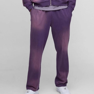 2025 Sun Fade Hooded Streetwear Ensemble de survêtement polaire léger 2 pièces pour homme - Product Image 4