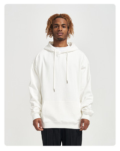 Ensemble sweat-shirt polaire et hoodie évasé personnalisé 3D uni pour homme et unisexe, 100 % coton, hiver, vente en gros - Product Image 5