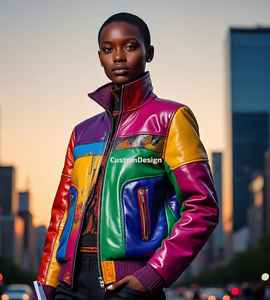 Chaquetas de cuero de marca privada Diseño personalizado Distribución en EE. UU. Hecho a pedido Fabricante de chaquetas de cuero Proveedor con sede en EE. UU. - Product Image 2