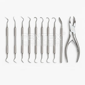 Kit d'instruments dentaires vétérinaires de haute qualité 10 pièces par Fentex Instruments chirurgicaux - Product Image 1