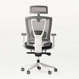 Silla Ergonómica ERGOCHAIR PRO GRAY, Silla Elevadora Contemporánea para Oficina en Casa, Giratoria, Duradera, con Malla, Espuma, Tela, Aluminio, PU y Plástico - Product Image 2