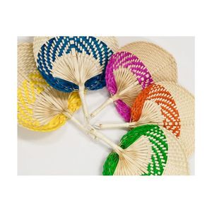 Vietnam Handle <b>Fans</b> <b>Mini</b> Raffia <b>Fan</b> Summer <b>Hand</b> Palm Leaf Fashion <b>Fans</b> <b>Mini</b> Handfan Traditional Design Product Made Home Decor - Product Image 4