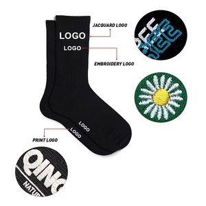 Venta al por mayor Hip Hop Street Diseño Simple Algodón Blanco Mujeres Calcetines de diseñador-Comprar Calcetines de baloncesto personalizados Calcetines atléticos - Product Image 5