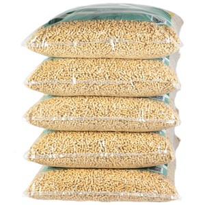 Granulés de bois de pin ENplus A1 20kg, noyau PLC, garantie 3 ans, faible teneur en poussière 1%, haute teneur en cendres, température de fusion 1200°C, fabriqués à partir des meilleurs bois vierges - Product Image 1