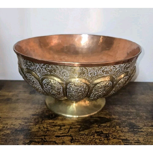 Frutero de Latón de Primera Calidad con Diseño Martillado para Decoración de Mesa de Comedor y Hogar, Tazón para Servir Dulces - Product Image 4