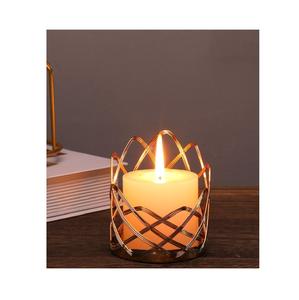 Portavelas artísticos de filigrana metálica hechos a mano para meditación, yoga, spa e iluminación ambiental relajante - Product Image 2