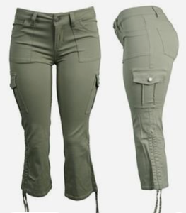 กางเกงขาสั้นคาร์โก้ผู้หญิง สี ขนาด และโลโก้ตามสั่ง แห้งเร็ว เป็นมิตรกับสิ่งแวดล้อม ผ้าฝ้าย เอวยางยืด รับผลิตตามแบบ (OEM) ขายส่ง คุณภาพสูง - Product Image 5