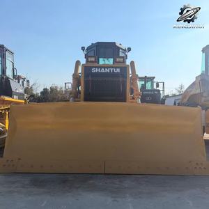 Bulldozer d'occasion Shantui SD16, marque chinoise d'origine, 16 tonnes, petit bulldozer sur chenilles, lame de bulldozer, équipement Cummins - Product Image 2