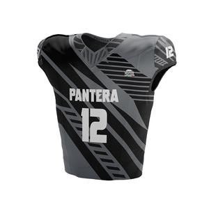 เสื้อเจอร์ซีย์ฟุตบอลอเมริกันผ้าสแปนเด็กซ์โพลีเอสเตอร์ชื่อทีมออกแบบหมายเลขชุดฟุตบอลอเมริกัน - Product Image 3