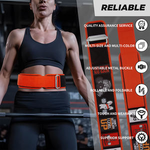 Hook & Loop Nylon Weightlifting <b>Belt</b> Gym Workout <b>Back</b> Support Quick Locking <b>Belts</b> Crossfit Training Custom Logo Fitness <b>Belt</b> - Product Image 6
