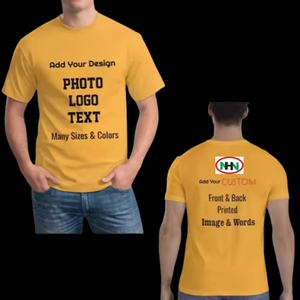 T-shirt pour homme en coton 100% de haute qualité, T-shirt surdimensionné vierge, T-shirt imprimé pour homme, fabriqué au Bangladesh - Product Image 2