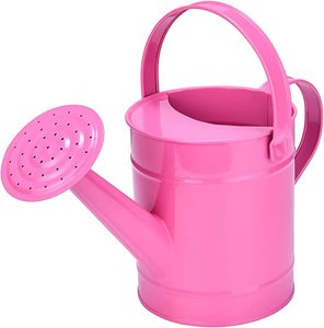 Top vente rose enduit outils de jardin galvanisé bidon d'eau sécurité santé arrosoir en métal prix de gros pour l'arrosage de jardin - Product Image 1