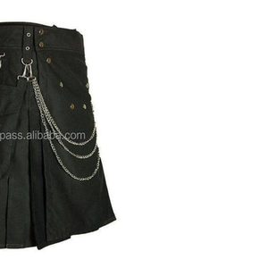 กระโปรงพับจีบสำหรับผู้ชายบทความใหม่ของความสะดวกสบายทันสมัยคุณภาพดีทนทาน - Product Image 2