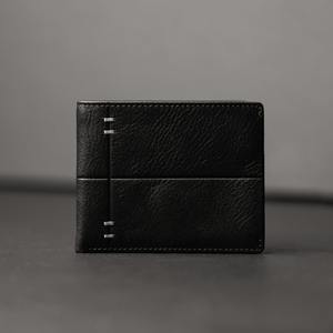 Mayorista Cartera Plegable de Cuero Unisex con Cierre de Cubierta Impermeable Gran Capacidad Monedero de Cuero Genuino Regalo de Aniversario - Product Image 4