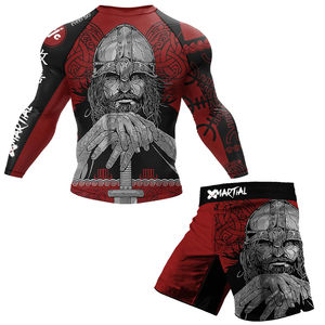 Mejor Precio al por Mayor, Rashguard de Manga Larga para Hombre, Impreso con Logotipo Personalizado, Sin GI, para Grappling, Jiu Jitsu, BJJ, Traje de Baño - Product Image 5