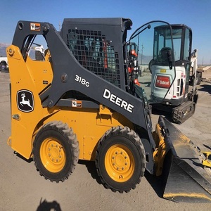 Cargadora Compacta John Deere 318G Usada, Nueva, en Stock, Calidad Premium, Motor de Alta Eficiencia, Bomba para Compra Inmediata, Envío Rápido - Product Image 1