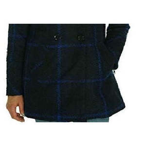 Cappotto Invernale da Donna Maralyn & Me, Doppiopetto Blu XX-Large in Tessuto Tinto, Traspirante, Taglia XS - Product Image 3