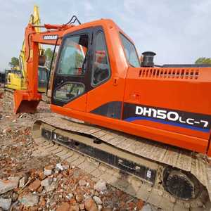 รถขุดไฮดรอลิกมือสอง DH150 15 ตัน เครื่องยนต์ Doosan ปั๊มไฮดรอลิก ความจุบุ้งกี๋ 1.0 เมตร กำลัง 166 กิโลวัตต์ ระบบไฮดรอลิกเสถียร ราคาถูก - Product Image 5