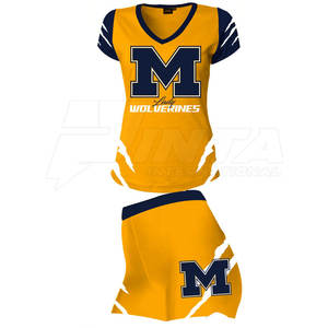 Logo personnalisé uniforme de pom-pom girl à séchage rapide uniforme de pom-pom girl professionnel de haute qualité - Product Image 3