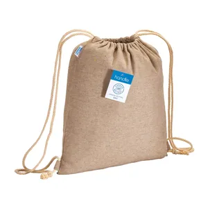 Zaino Ecologico in Cotone Riciclato a Impatto Zero per Promozioni - Product Image 1