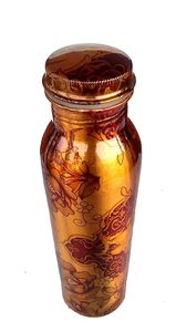 Fait à la main par TW Dernière conception Meena Cuivre Bouteilles - Product Image 4