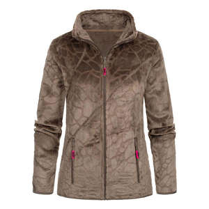 Chaquetas de Forro Polar para Mujer, Ropa de Abrigo para Otoño e Invierno 2025 |   Chaqueta de Forro Polar Informal de Moda Urbana para Mujer, de Manga Larga - Product Image 1