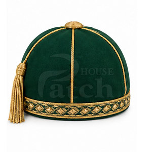 Elegant Honour <b>Hat</b> Classic Traditional Formal Headwear With Trim Crown <b>Band</b> Tassel Custom Ceremonial Presentation Design - Product Image 2