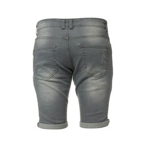 Short en jean personnalisé de haute qualité pour hommes Services ODM fabriqués en usine Mode chaude Style décontracté Motif solide Dernier bouton en gros - Product Image 3