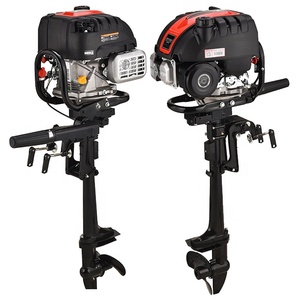 Motor fueraborda marino de 4 tiempos de alto Torque con arranque eléctrico refrigerado por agua respetuoso con el medio ambiente uso de bote inflable silencioso - Product Image 3