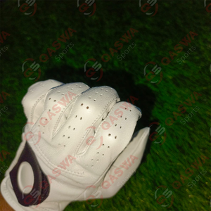Custom Logo Leather Golf <b>Gloves</b> Durable White Cabretta <b>Sheepskin</b> Sports Mittens for Left Handed Men <b>Women</b> Professional OEM Gear - Product Image 5