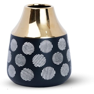 White Enamel Coated Modern Design Gold Plated Metal Flower <b>Vase</b> With <b>Stand</b> Luxurious Home Decor for Stunning Floral Arrangements - Product Image 2